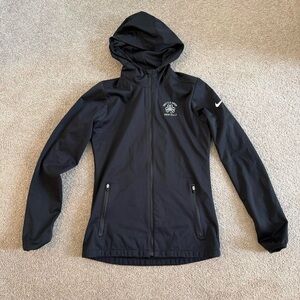 Nike Women's Black Hooded Golf Jacket